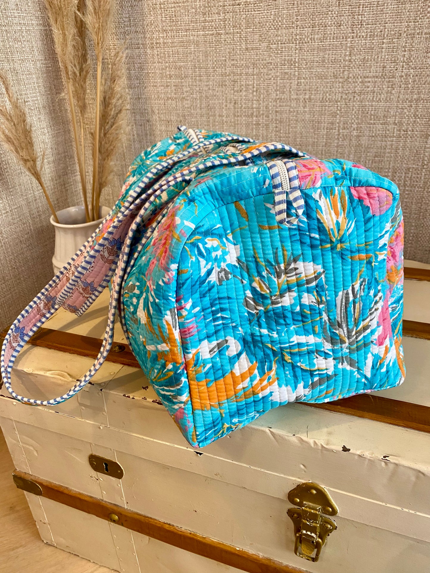 tropical holiday duffle bag