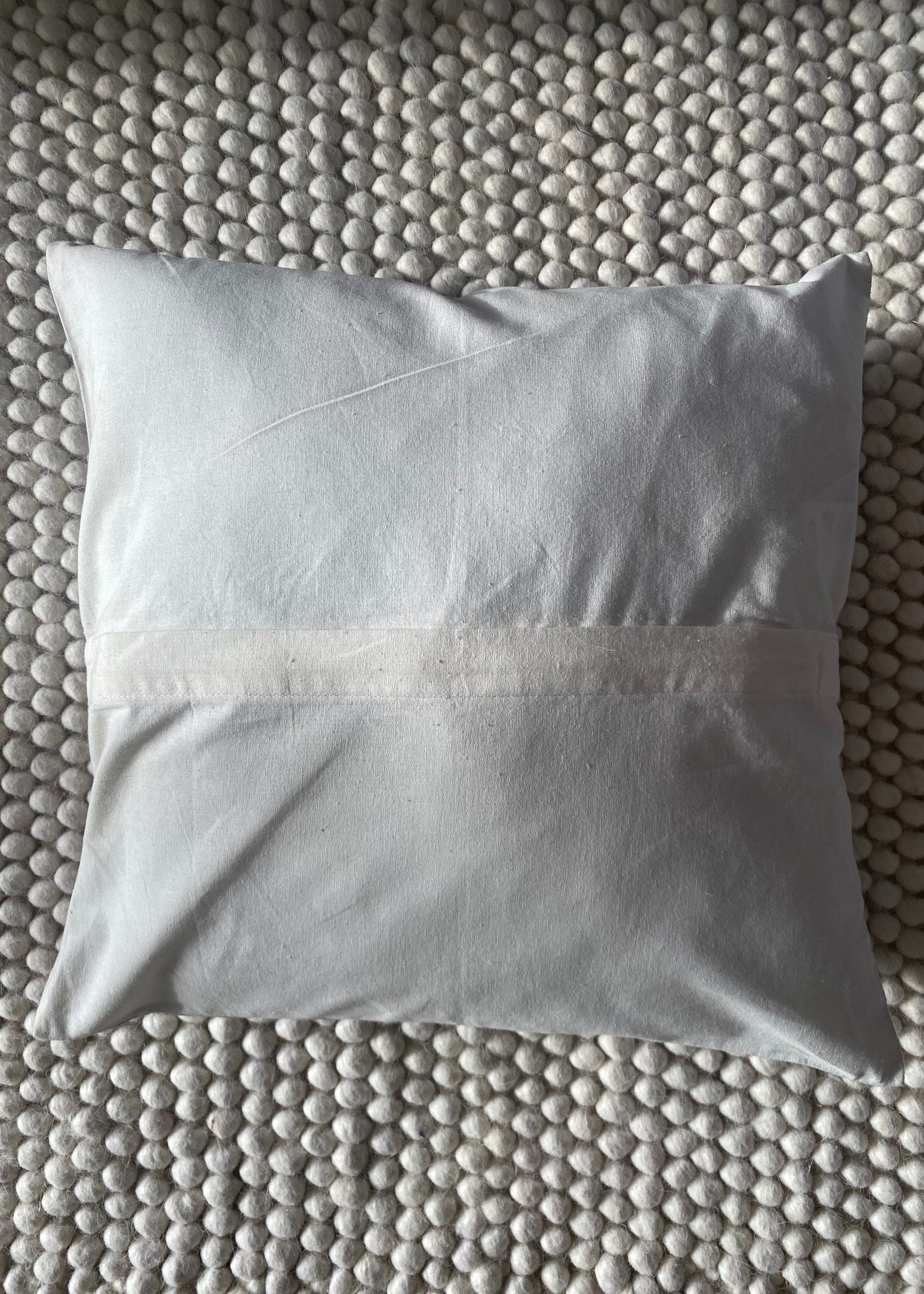 Katoenen kussen met print - 40x40 cm