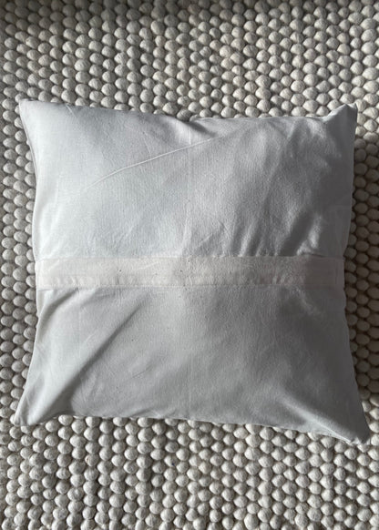 Katoenen kussen met print - 40x40 cm