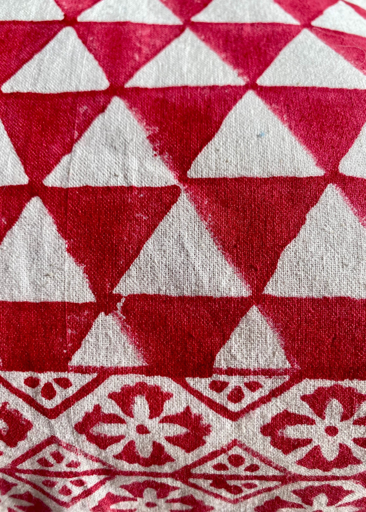 Katoenen kussen met print - 40x40 cm