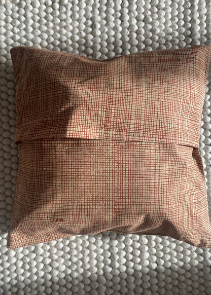 Katoenen kussen met herfstkleuren - 40x40 cm