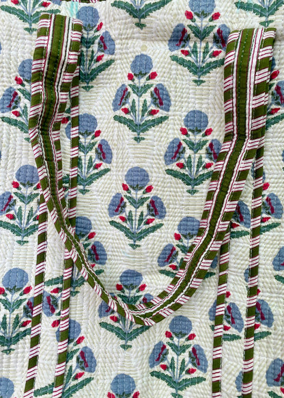 Botanical Bliss Tote Bag outer pattern