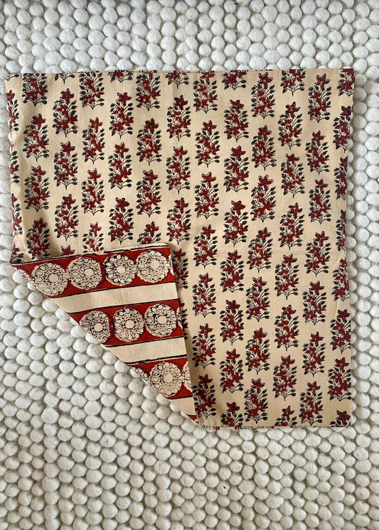 Katoenen kussen met herfstkleuren - 40x40 cm