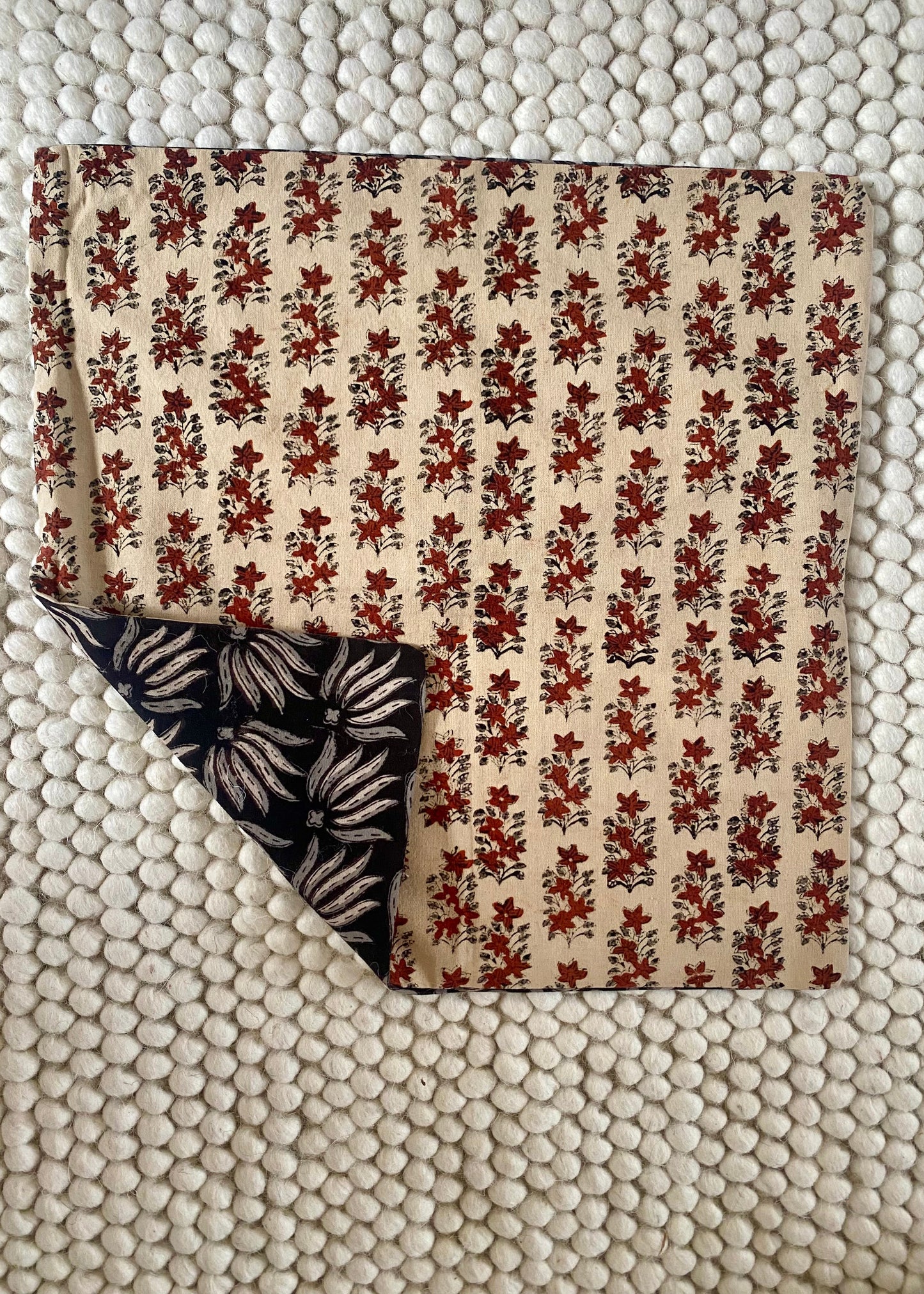 Katoenen kussen met herfstkleuren - 40x40 cm