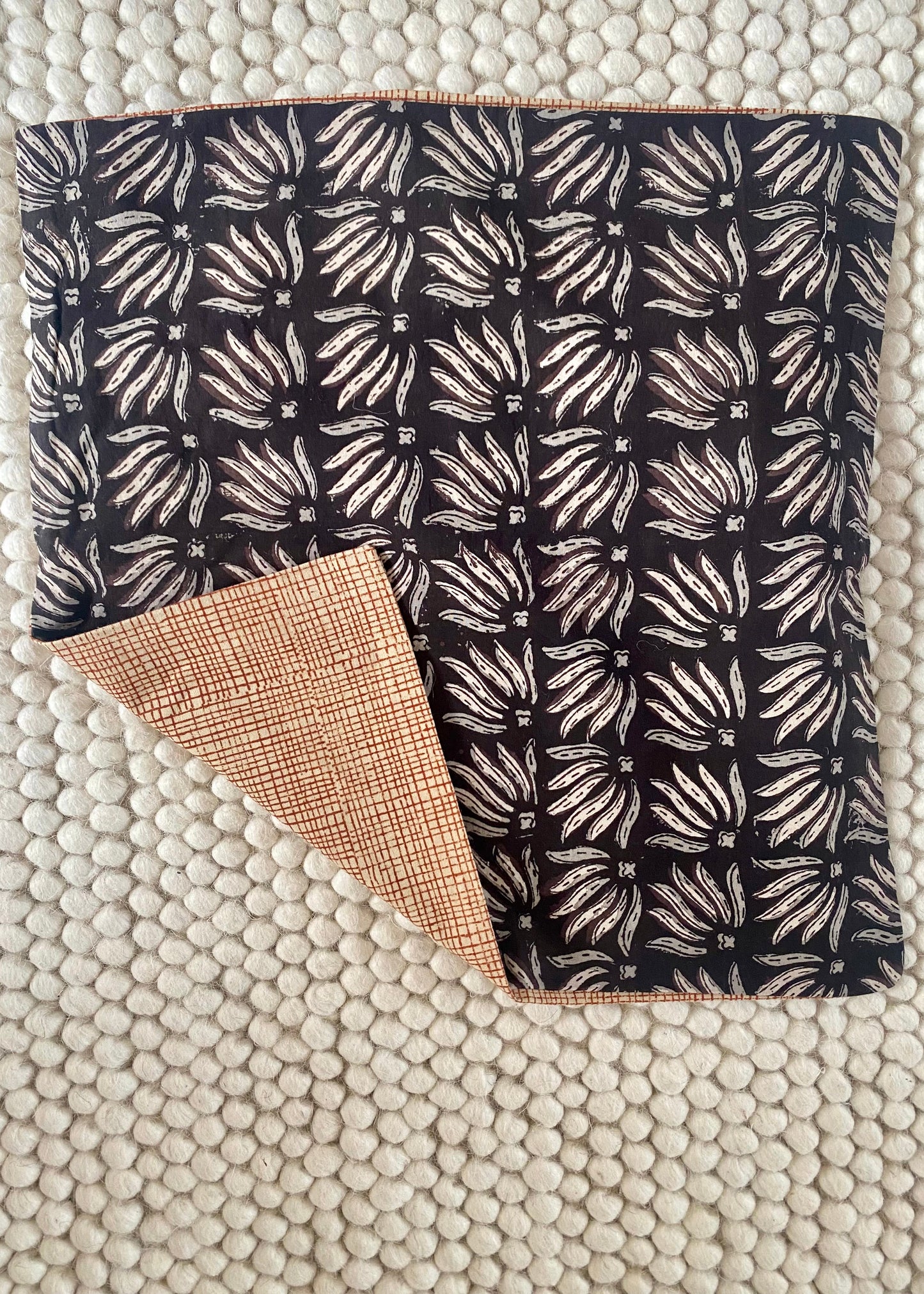 Katoenen kussen met herfstkleuren - 40x40 cm