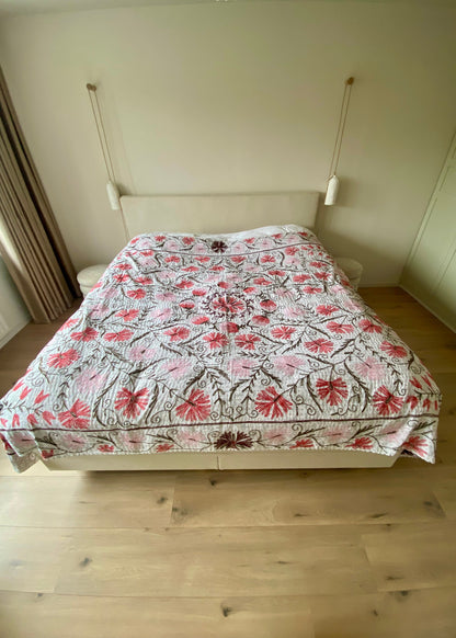 Handgemaakte sprei sweet floral