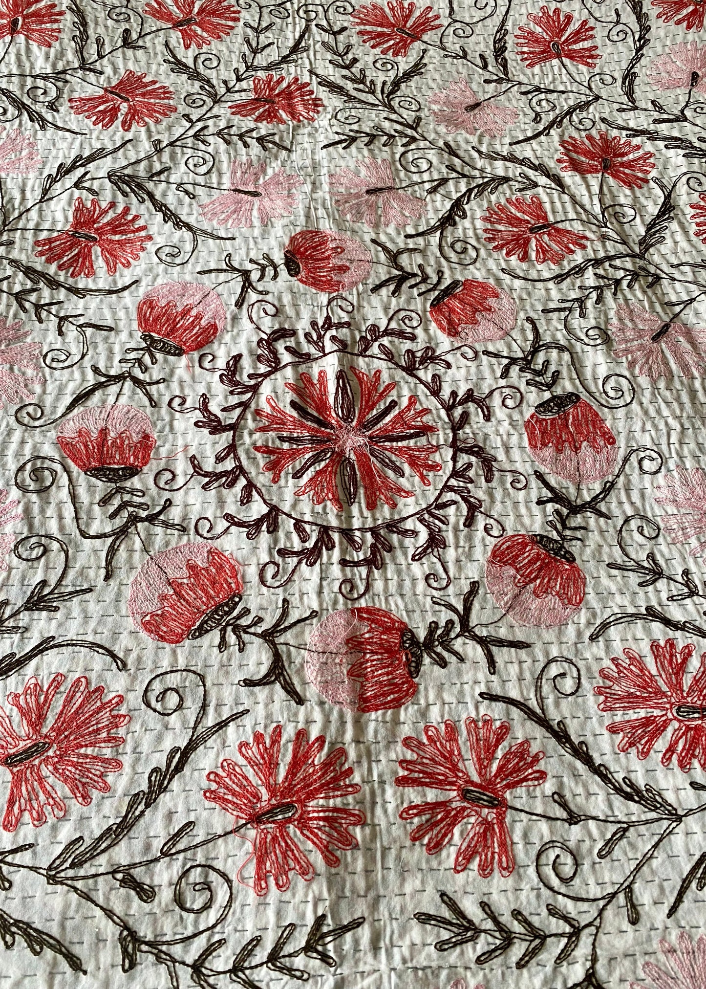 Handgemaakte sprei sweet floral