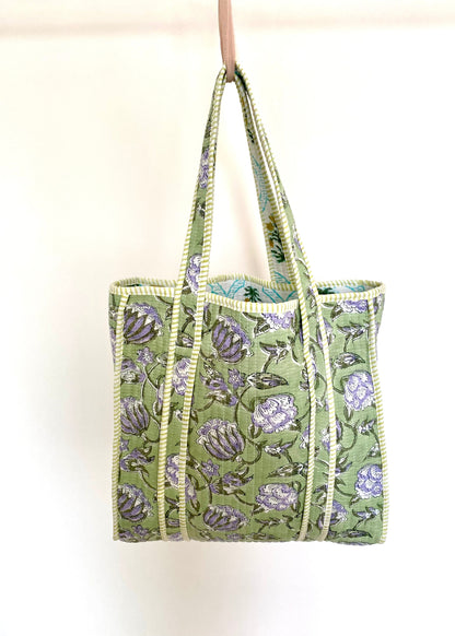 Handgemaakte handtas green dream