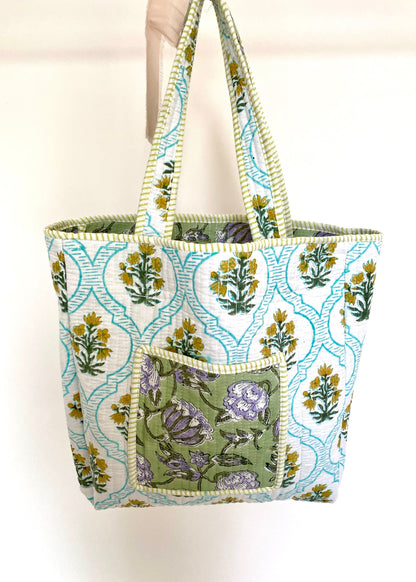 Handgemaakte handtas green dream
