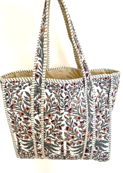 Handgemaakte handtas floral