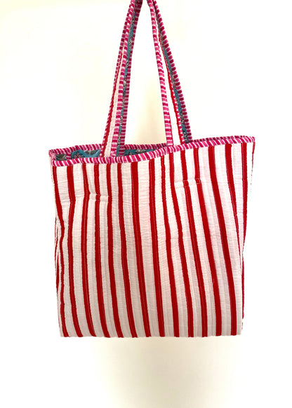 Handgemaakte handtas botanical