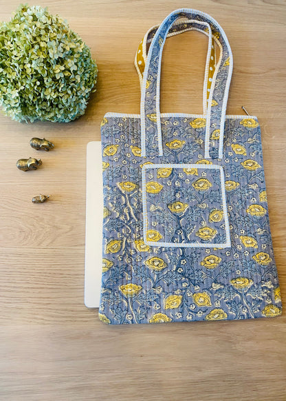 Laptoptas yellow flower