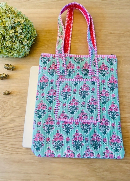 Laptoptas pink roses