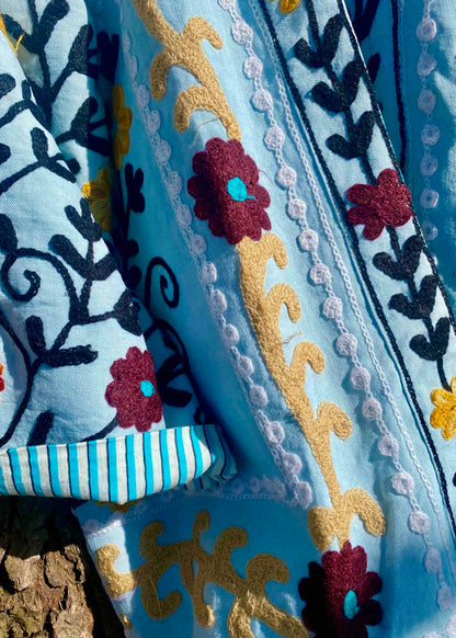 Suzani Vest Blauw