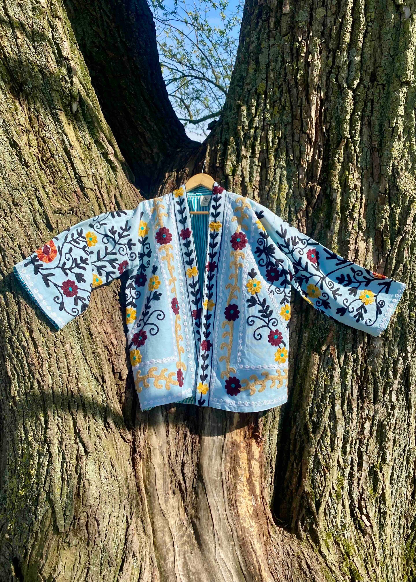 Suzani Vest Blauw