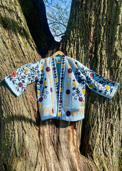 Suzani Vest Blauw