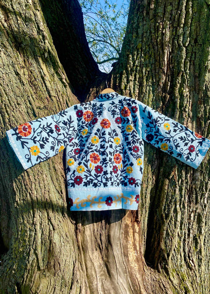 Suzani Vest Blauw