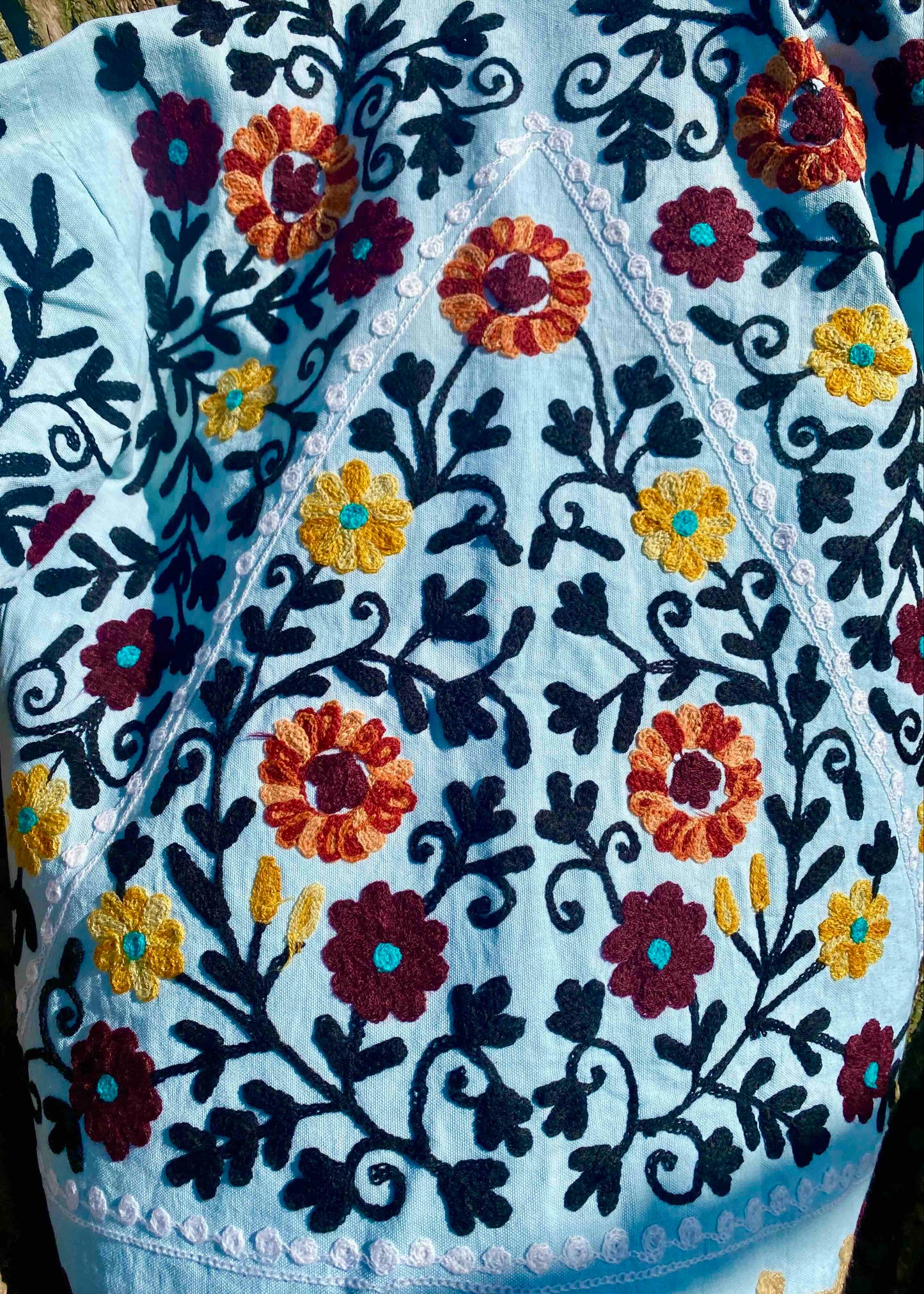 Suzani Vest Blauw