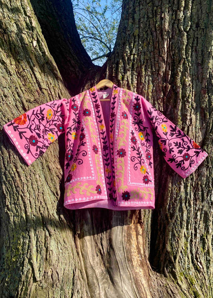 Suzani Vest Roze