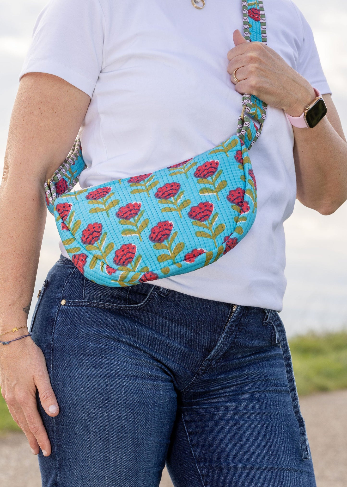 Crossbody Bag Lichtblauw
