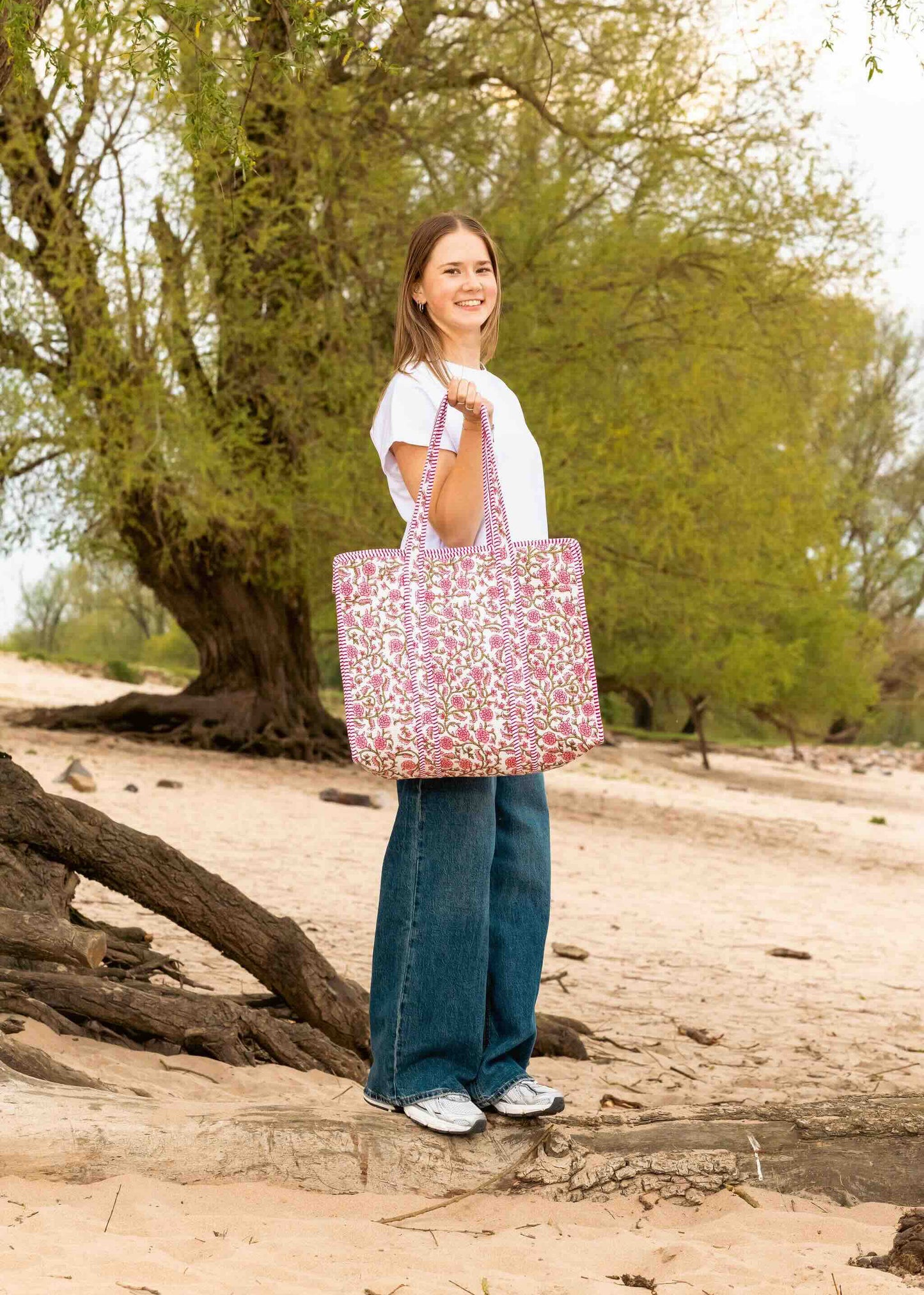Floral Tote Bag