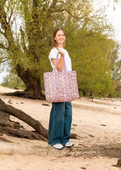 Floral Tote Bag