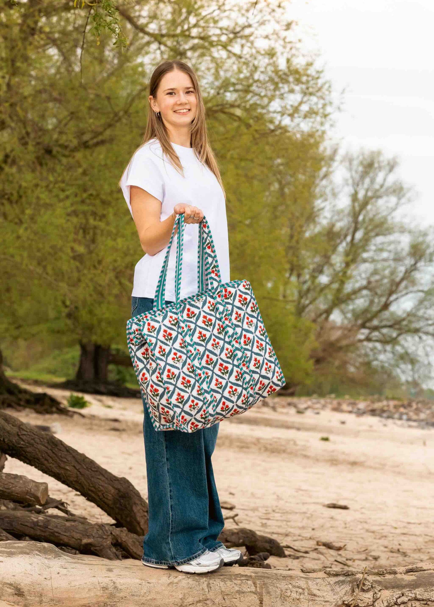 Floral Tote Bag
