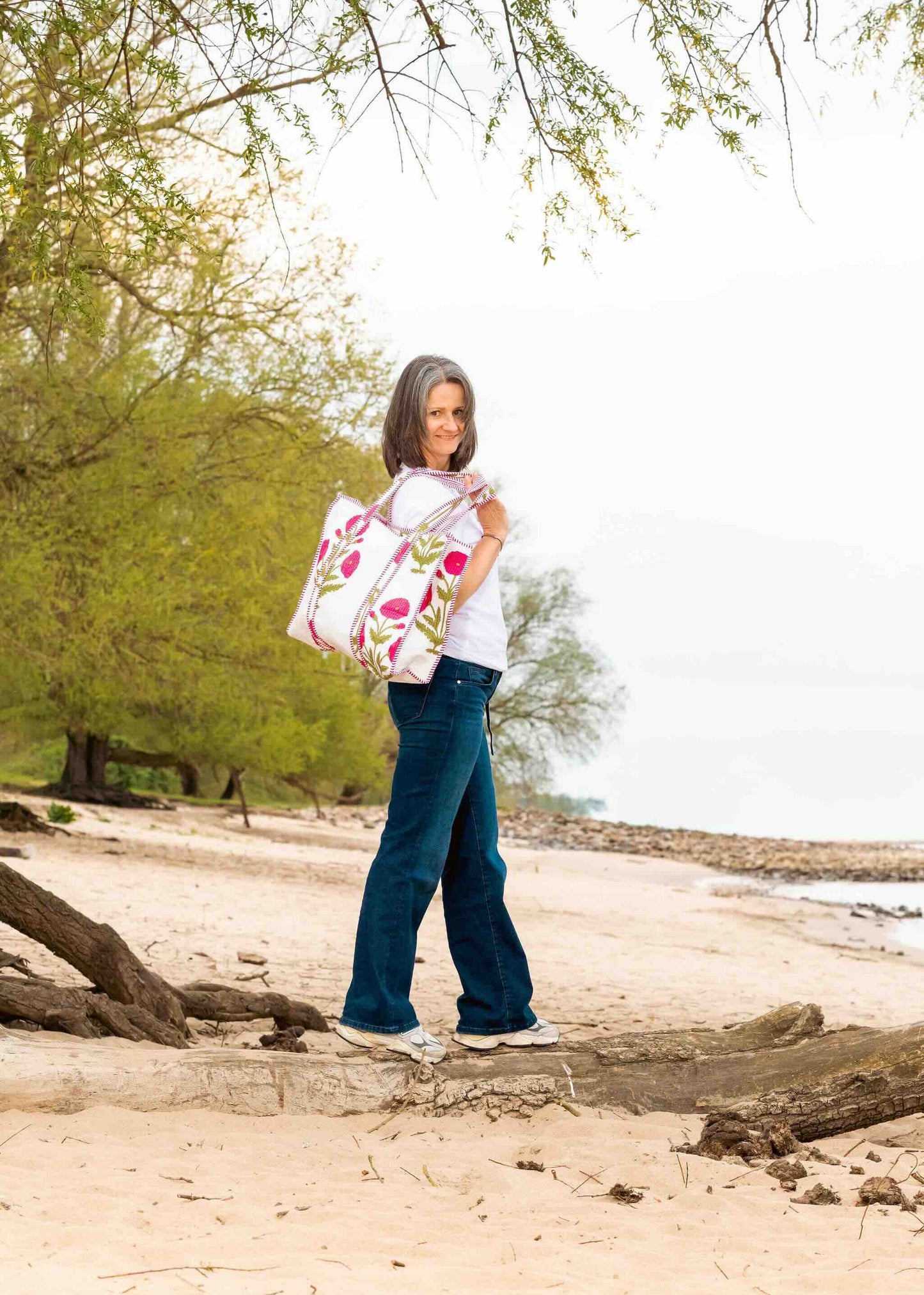 Floral Tote Bag
