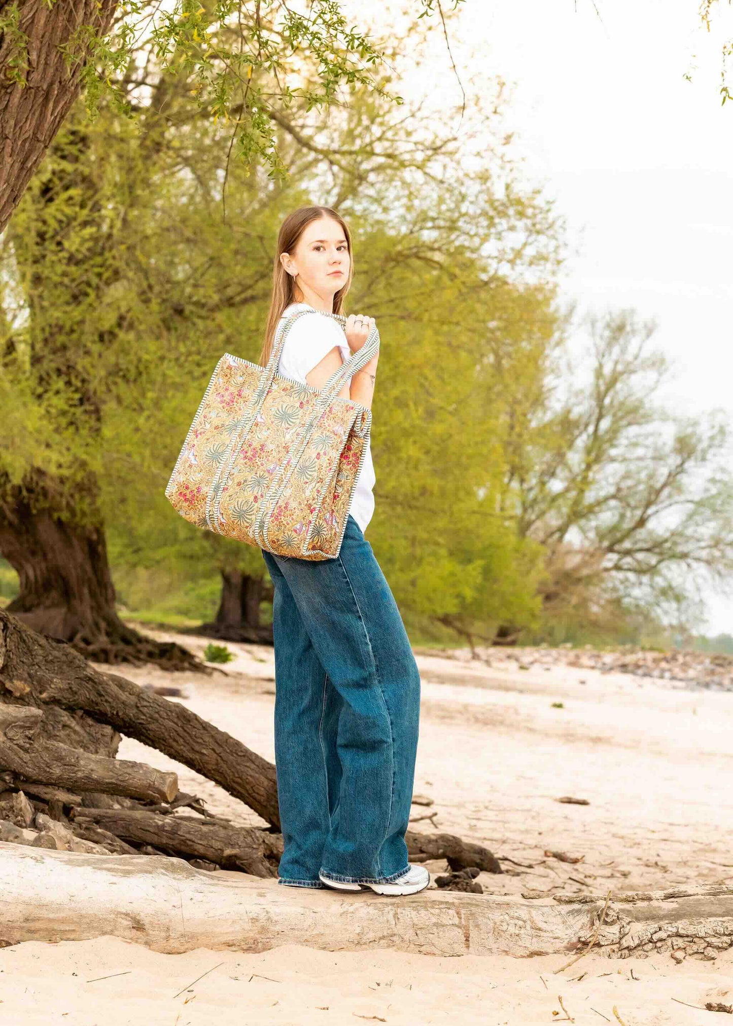 Floral Tote Bag