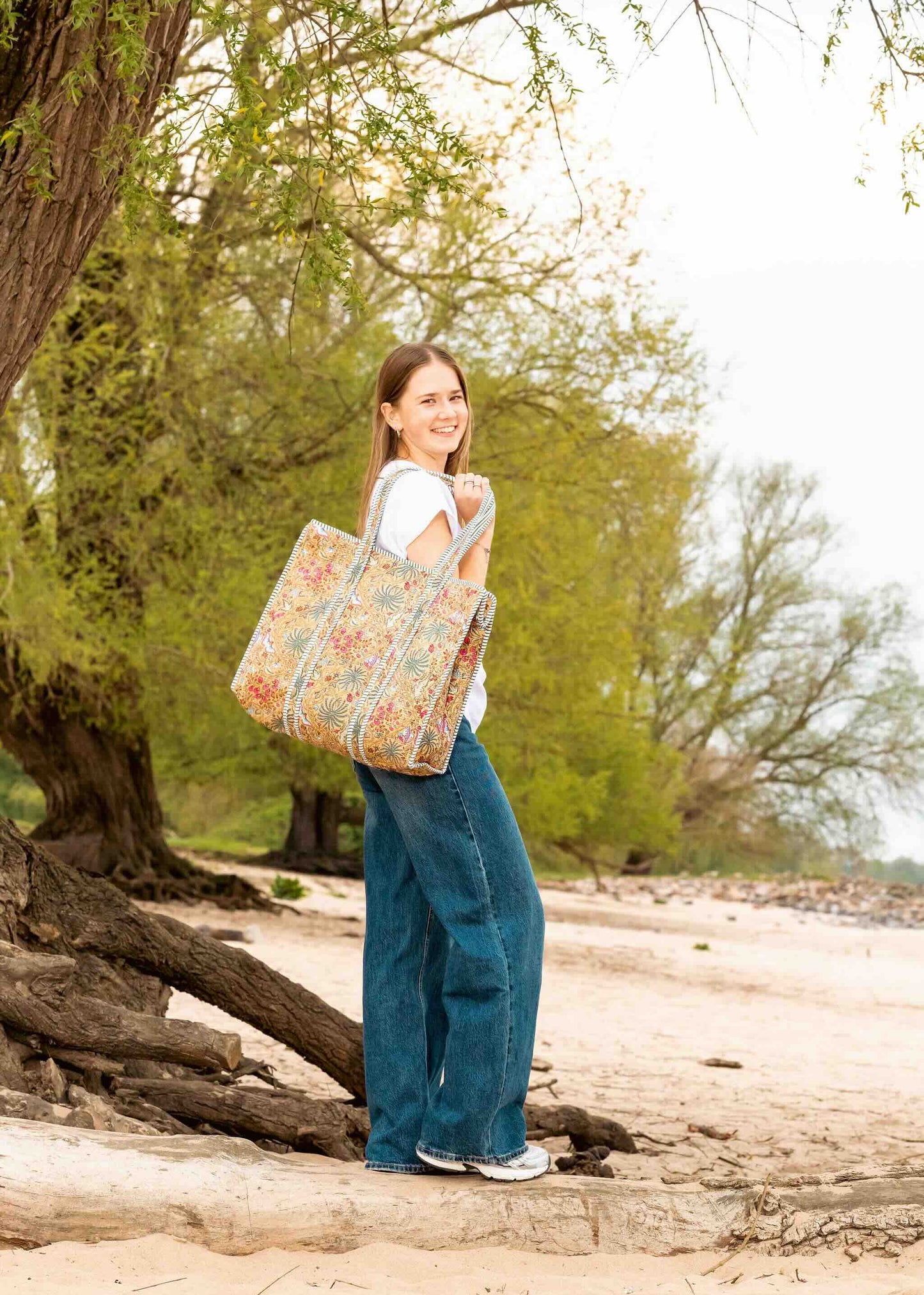 Floral Tote Bag