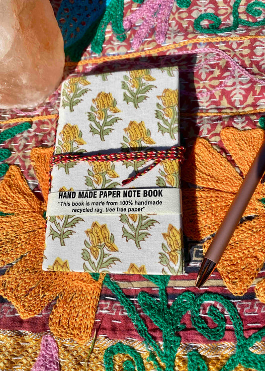 Notitieboek Maat S Yellow Flowers