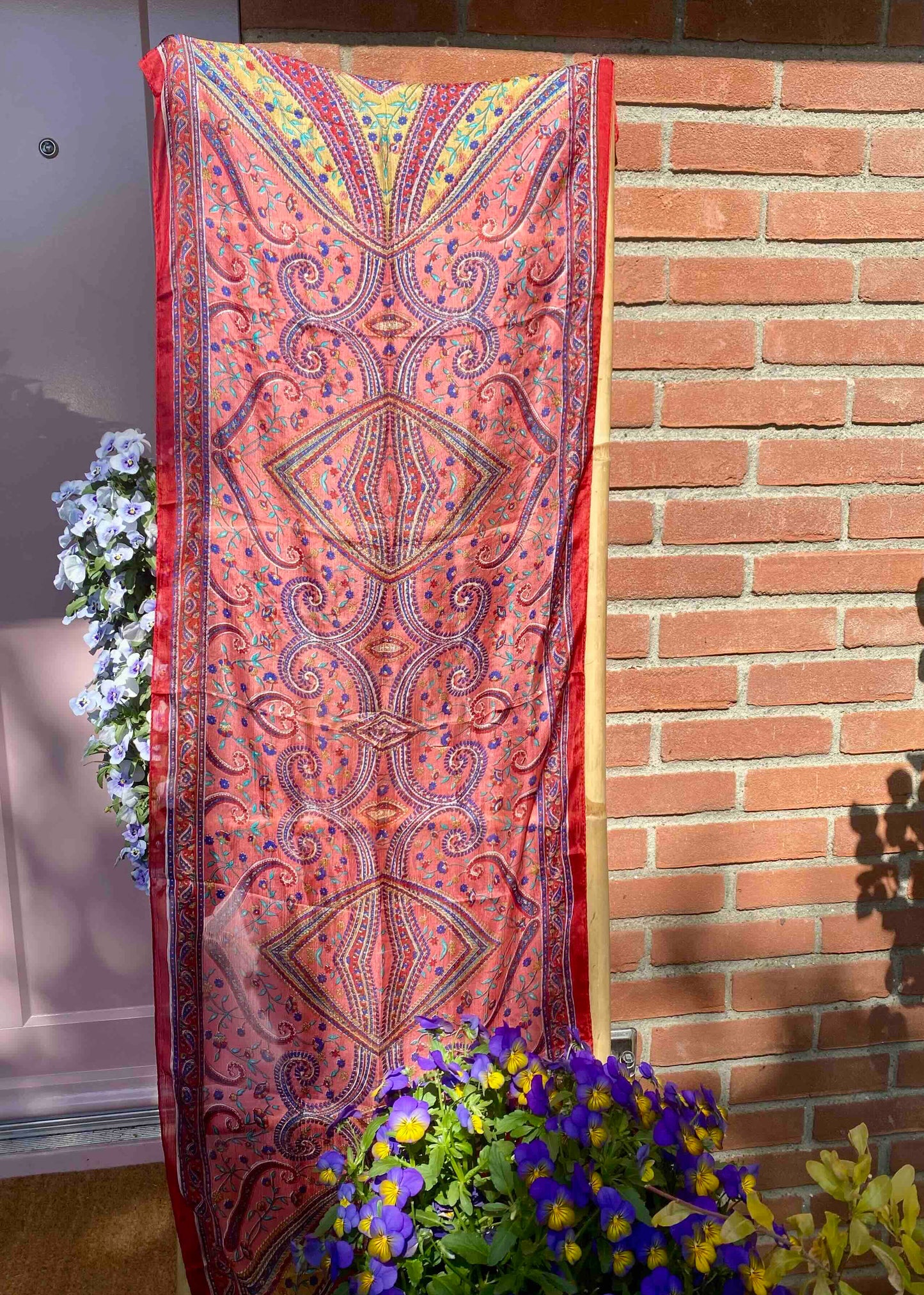 Zijden Sjaal Rood