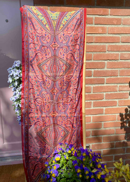 Zijden Sjaal Rood